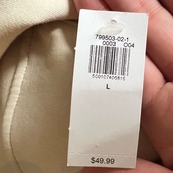 Old Navy Light Cream Half Zip Large Pullover Sweatshirt - Picture 12 of 12